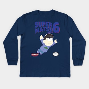 Super Matsu Bros 6 Karamatsu Kids Long Sleeve T-Shirt